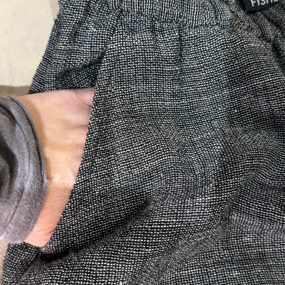 Eileen Fisher Womens Maxi Skirt XS Charcoal Linen Blend Capsule Classic Casual - Picture 5 of 8